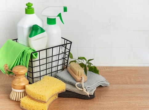Spring cleaning supplies...although the supplies you use to clean your hearing aids will look much different!